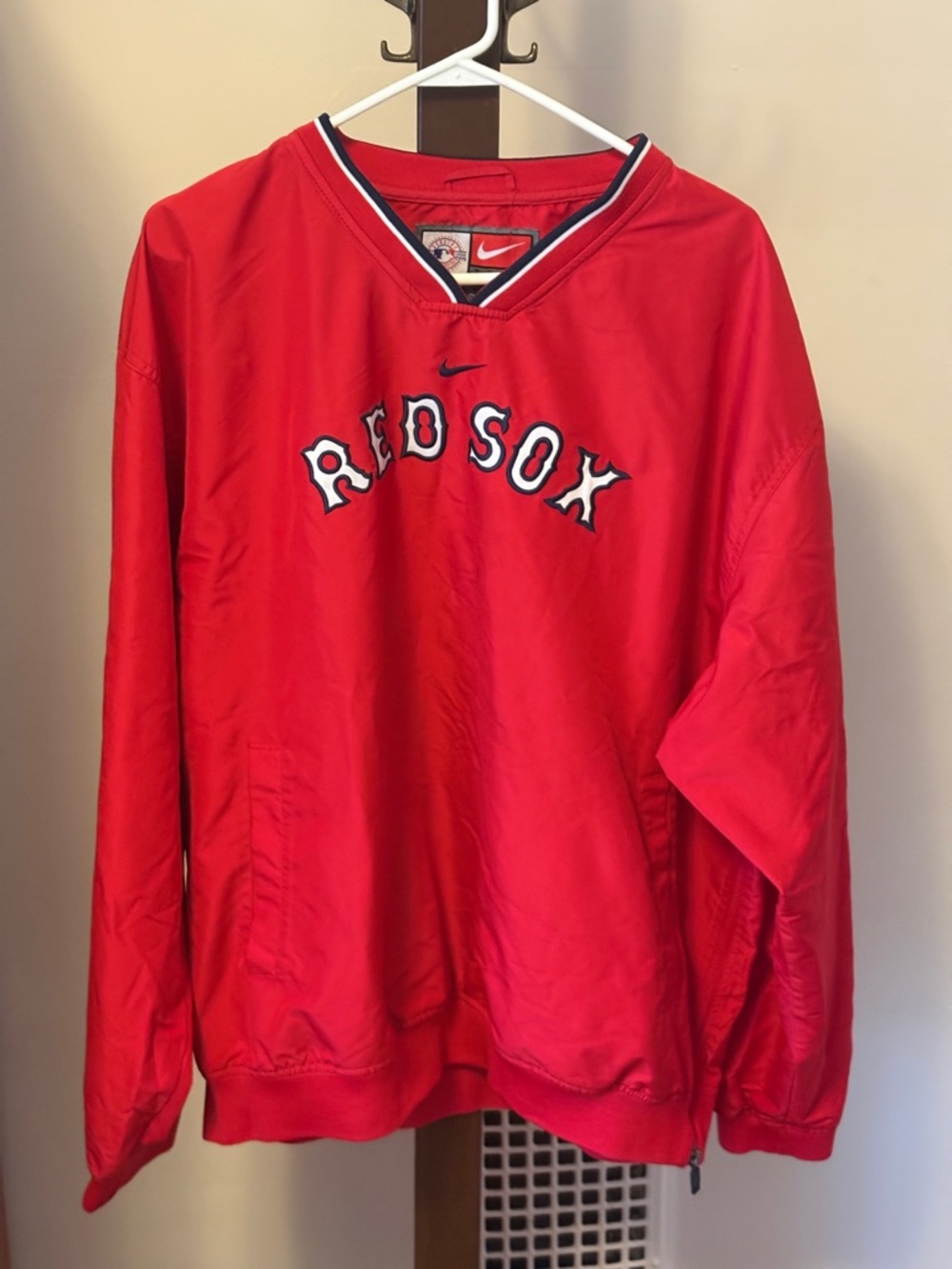 Nike Team Boston Red Sox Stitched Pull-Over Jacket Men’s XL